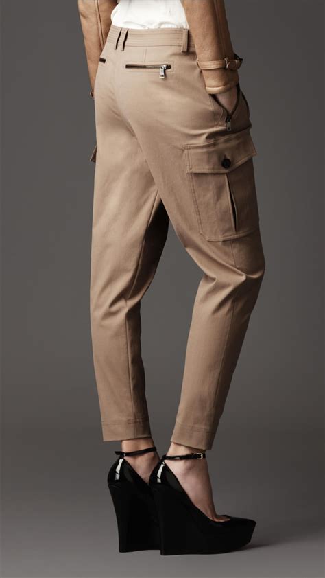 burberry style trousers womens|burberry cargo trousers.